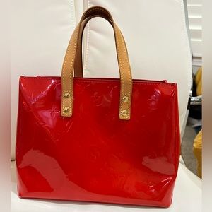 Louis Vuitton vernis Reade PM Red handbag